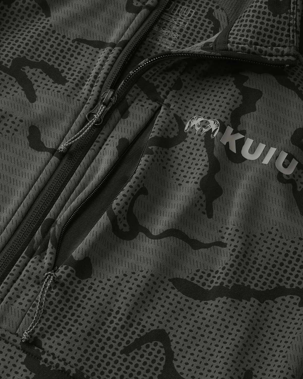 Ridgepoint Fleece Zip-T | Black Tonal