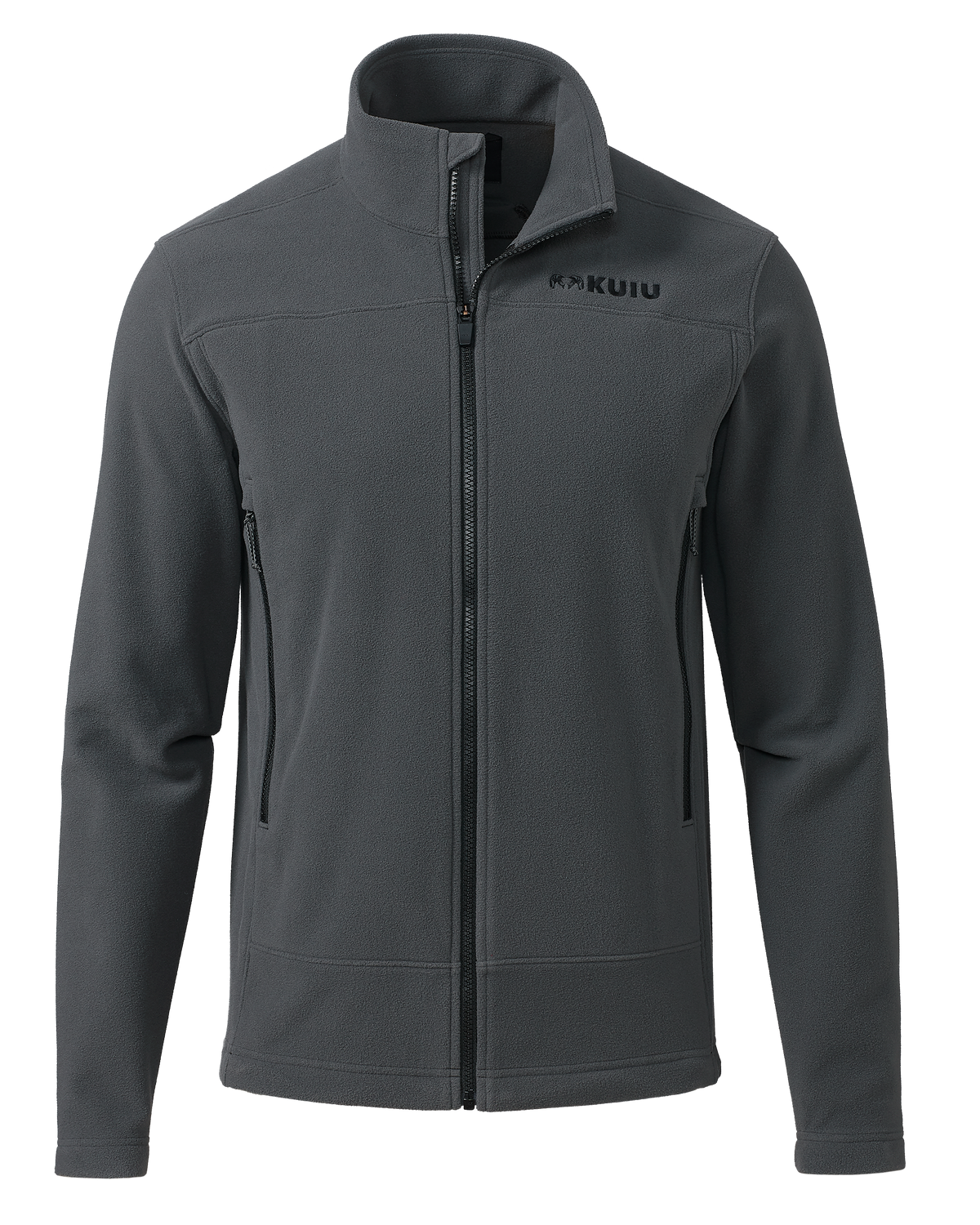 Border Fleece Full Zip | Gunmetal