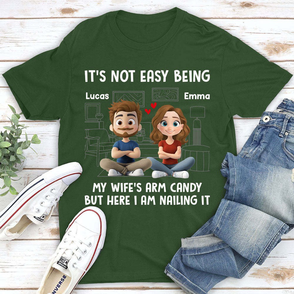 Custom Christmas Anniversary Keepsake Gifts For Husband • Wife Arm Candy - Personalized Shirt