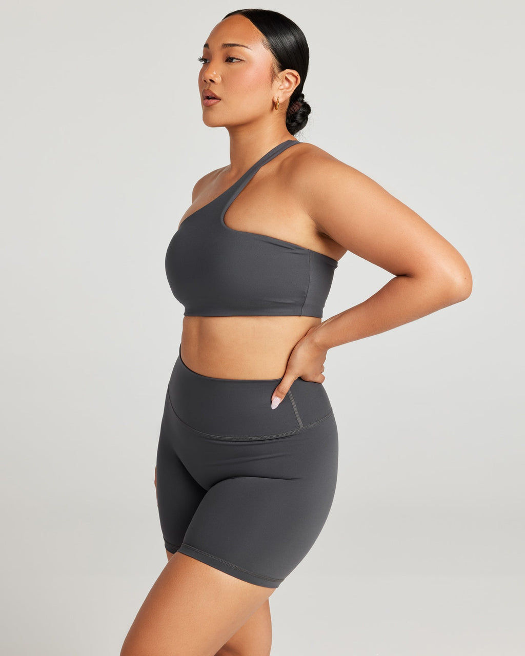 Aura Flow Bra - Charcoal