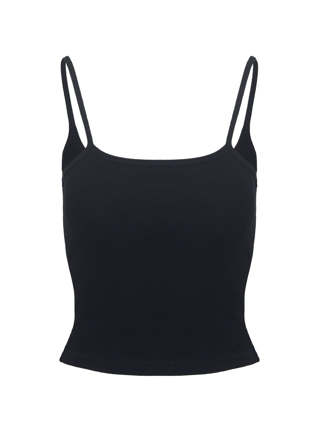 Baseline Rib Top Black