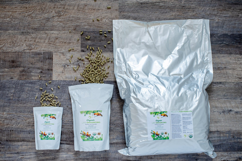 Organic Parrot Pellets (25lbs)