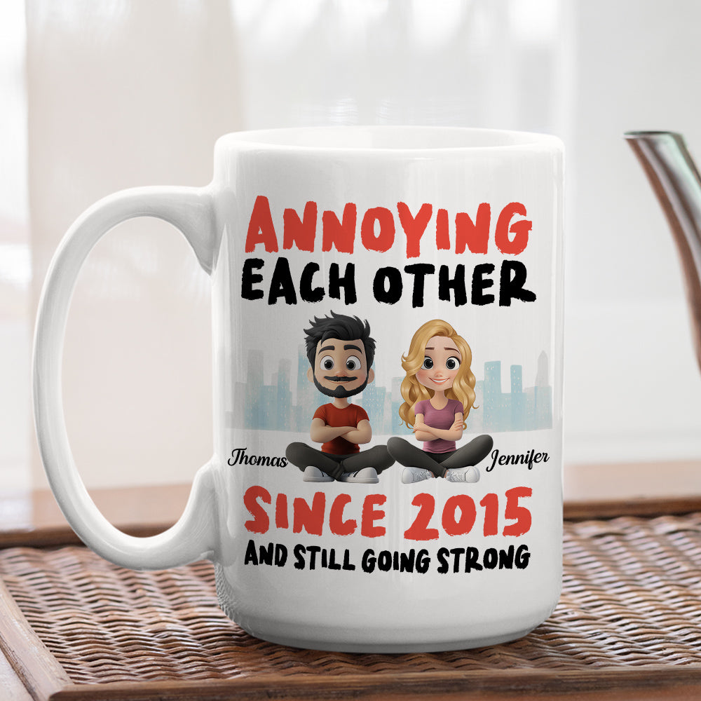 Custom Anniversary Keepsake Gifts For Couple • Annoying - Personalized Coffee Mug