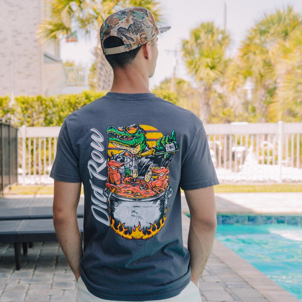 Cajun Hot Tub Pocket Tee