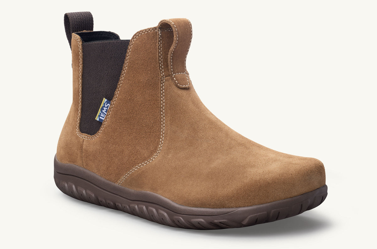 Men's Chelsea Suede Barefoot Boot