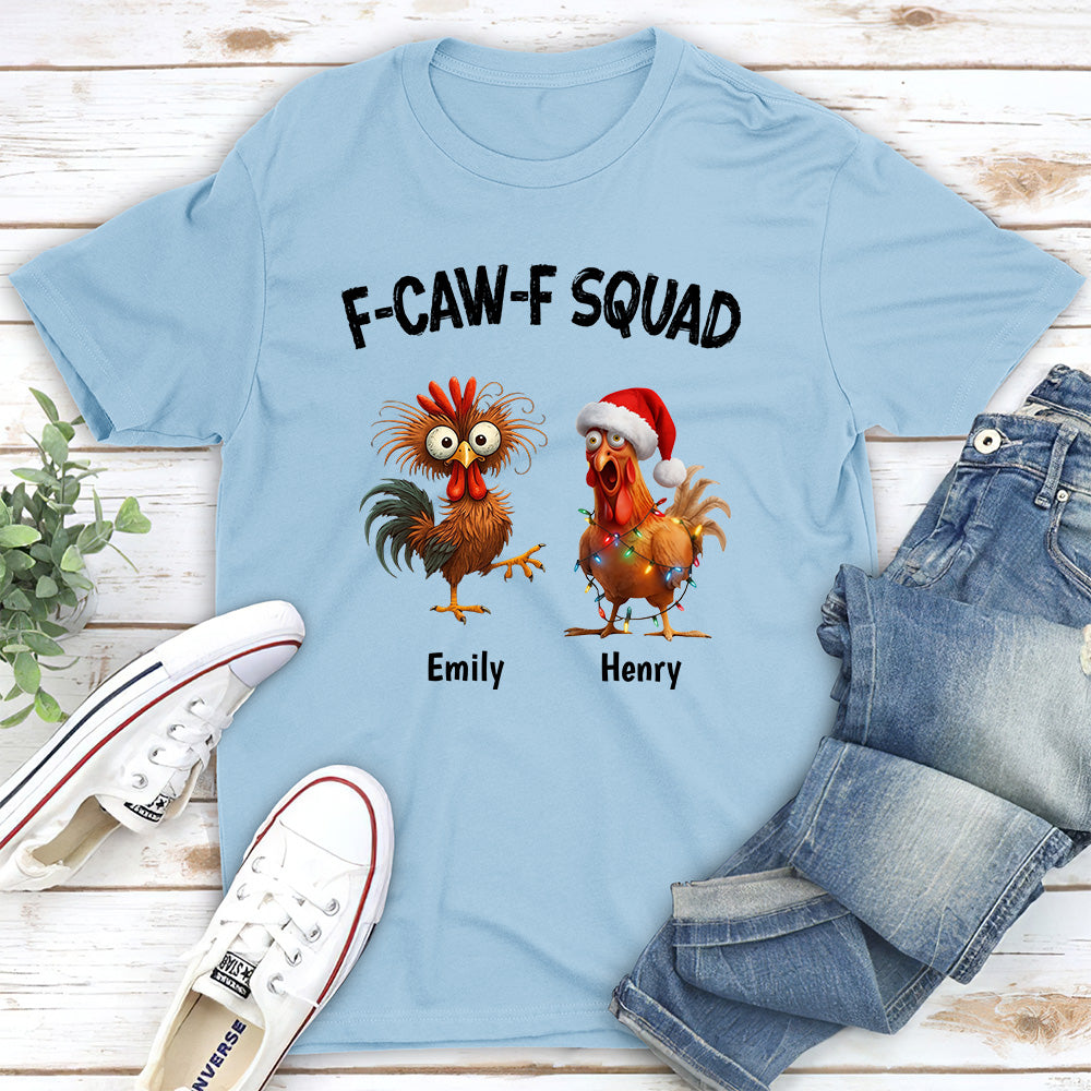 Custom Coworker, Christmas & Birthday Team Appreciation Gift • FCAWF Squad - Personalized Shirt