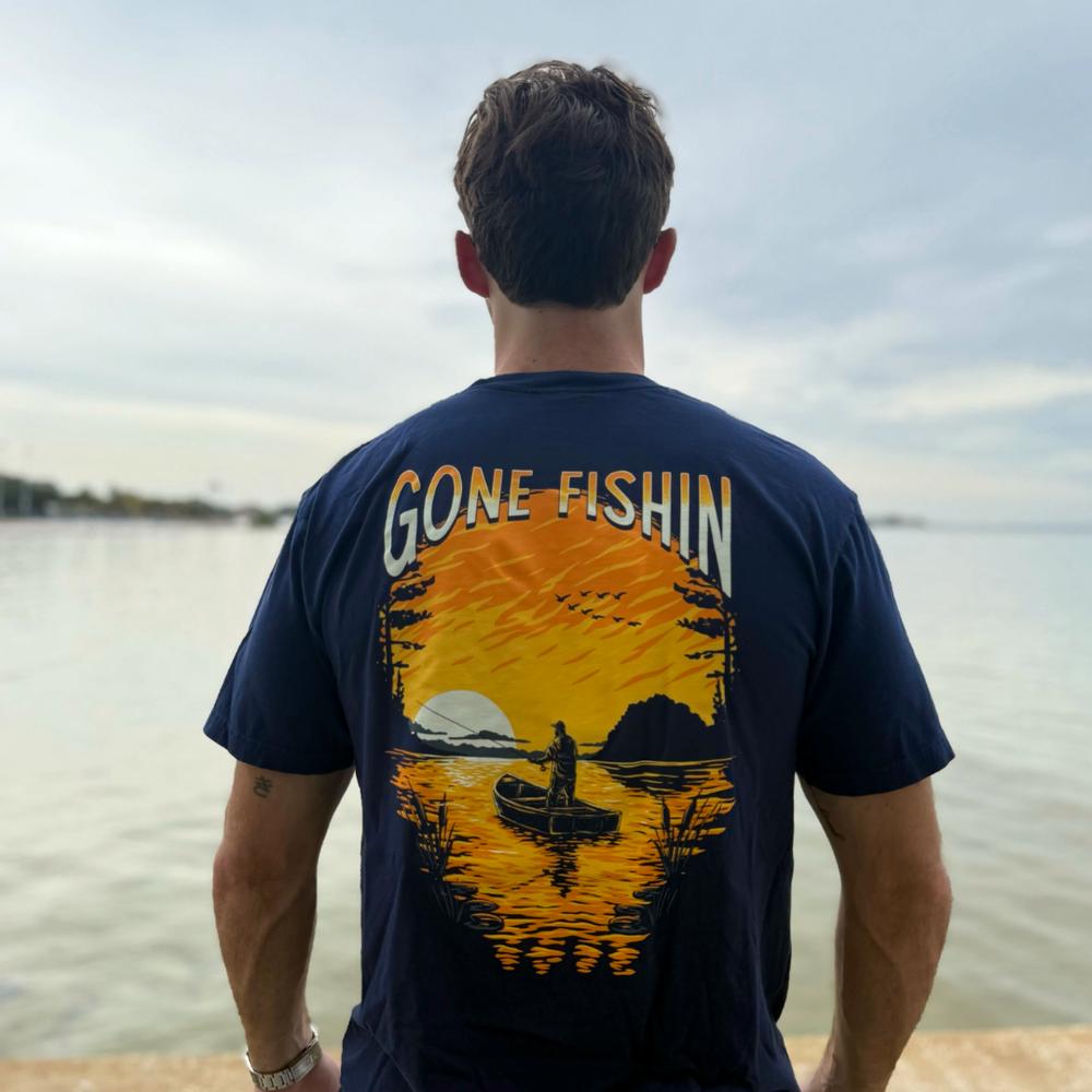 Gone Fishin' 2.0 Pocket Tee