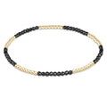 Blissful Faceted Hematite 2mm Bracelet