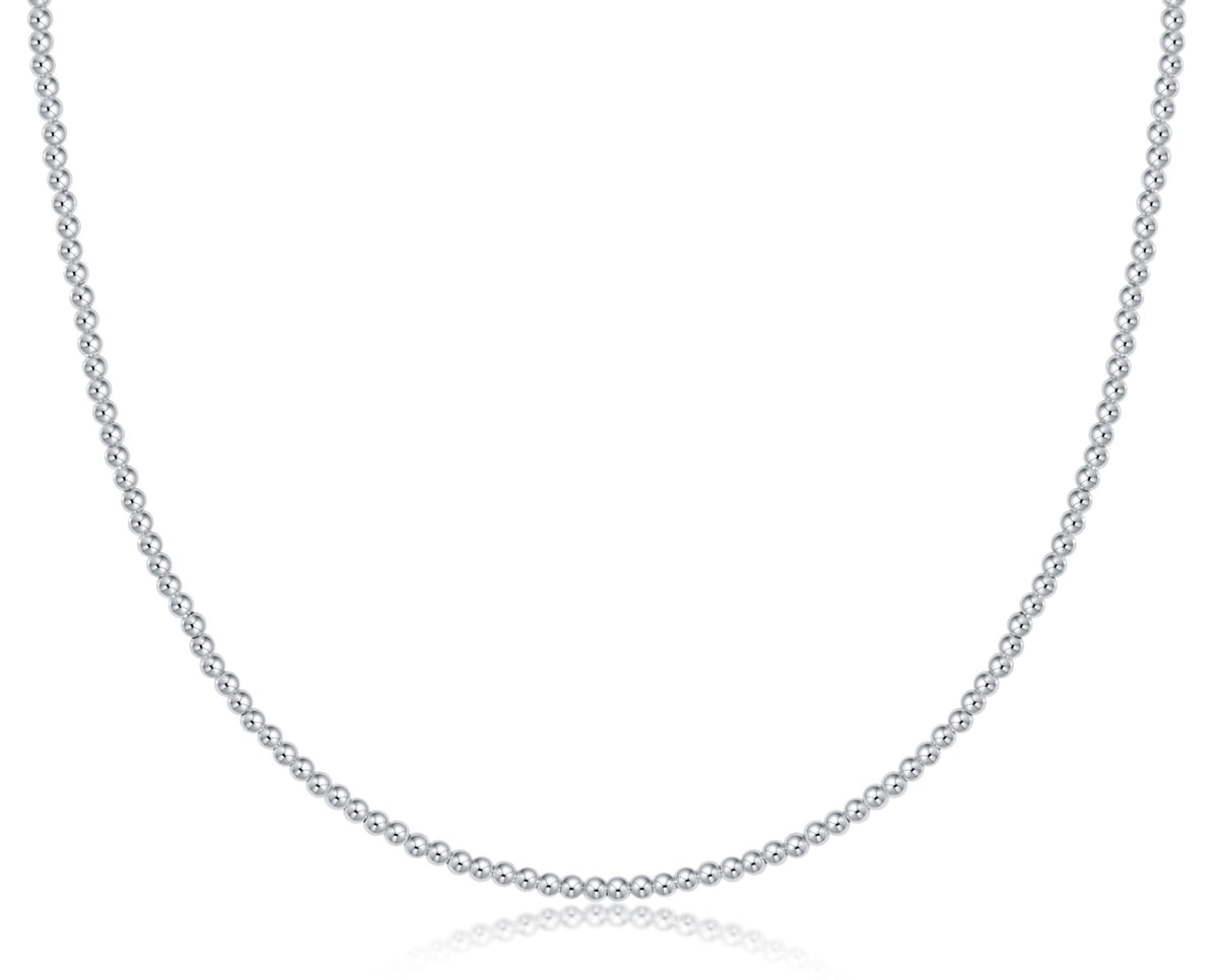 Choker Beaded - Classic Sterling 2mm