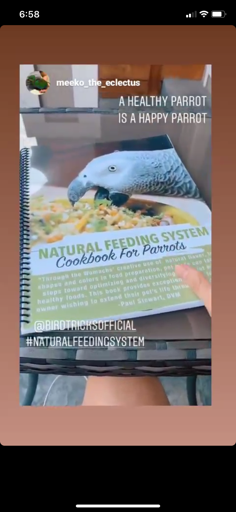 The Parrot Natural Nutrition Course