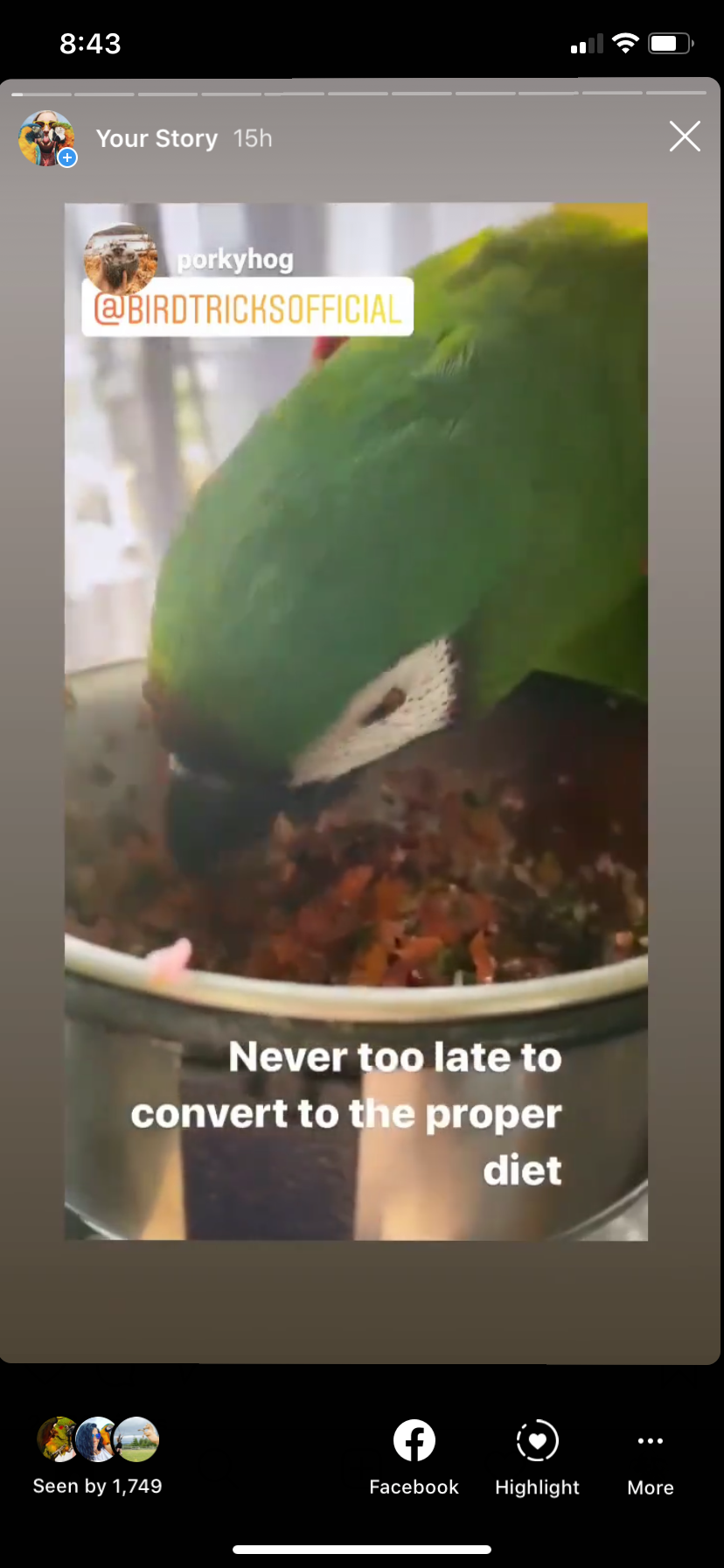The Parrot Natural Nutrition Course
