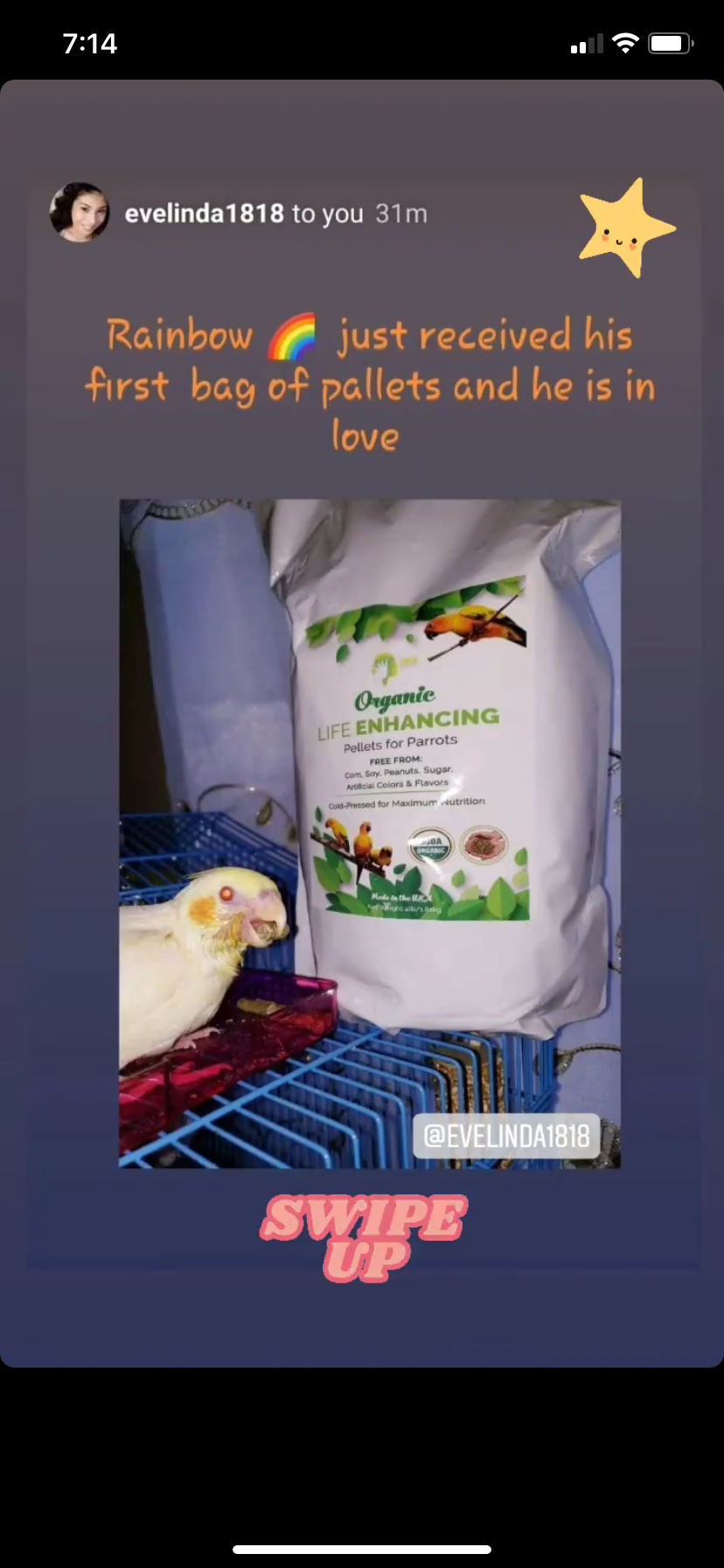 Organic Parrot Pellets (8lbs)