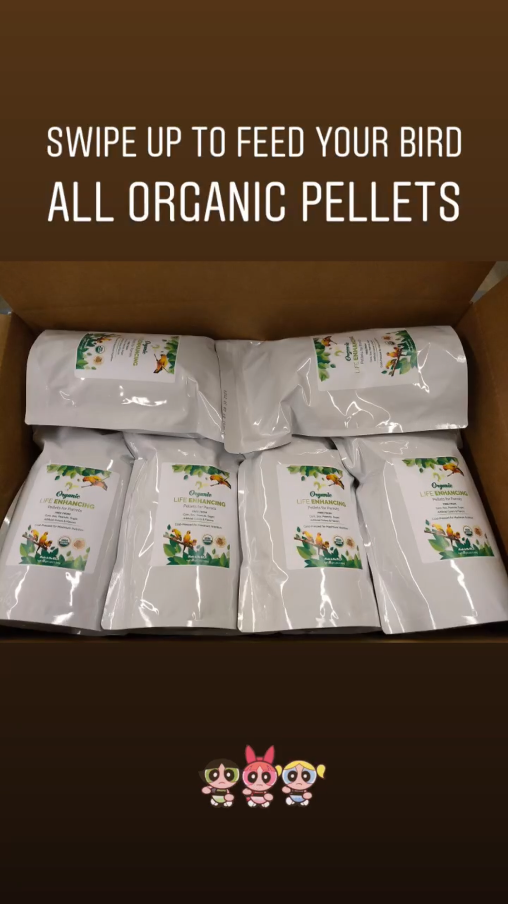 Organic Parrot Pellets (8lbs)