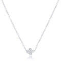16" Necklace Sterling - Signature Cross Small Sterling
