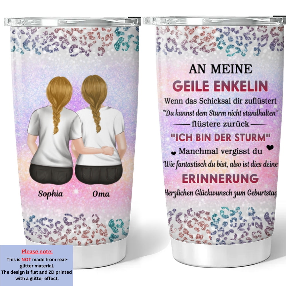Custom Christmas Birthday Gifts For Granddaughter, Daughter • Von Mama an Geile Tochter - Personalisierter Becher
