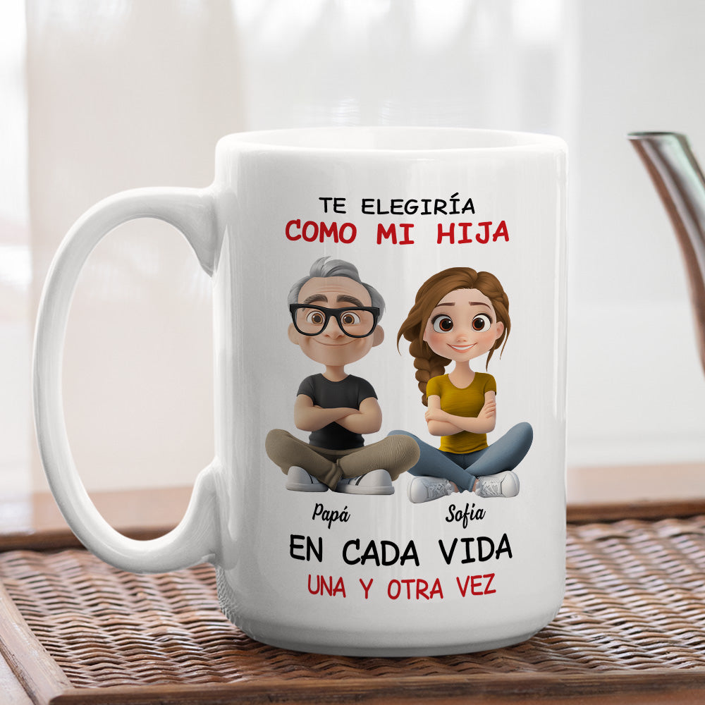 Custom Christmas & Birthday Gift for Daughter • Always Choose You 2 - Personalized Coffee Mug
