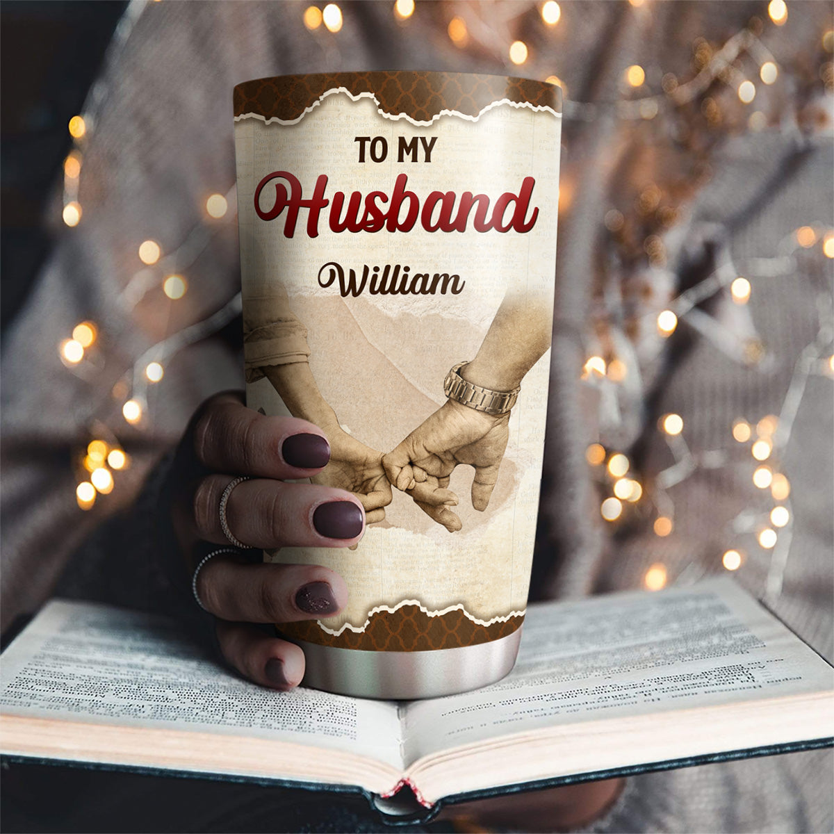 Custom Christmas Anniversary Gifts For Couple • My Soulmate - Personalized Tumbler