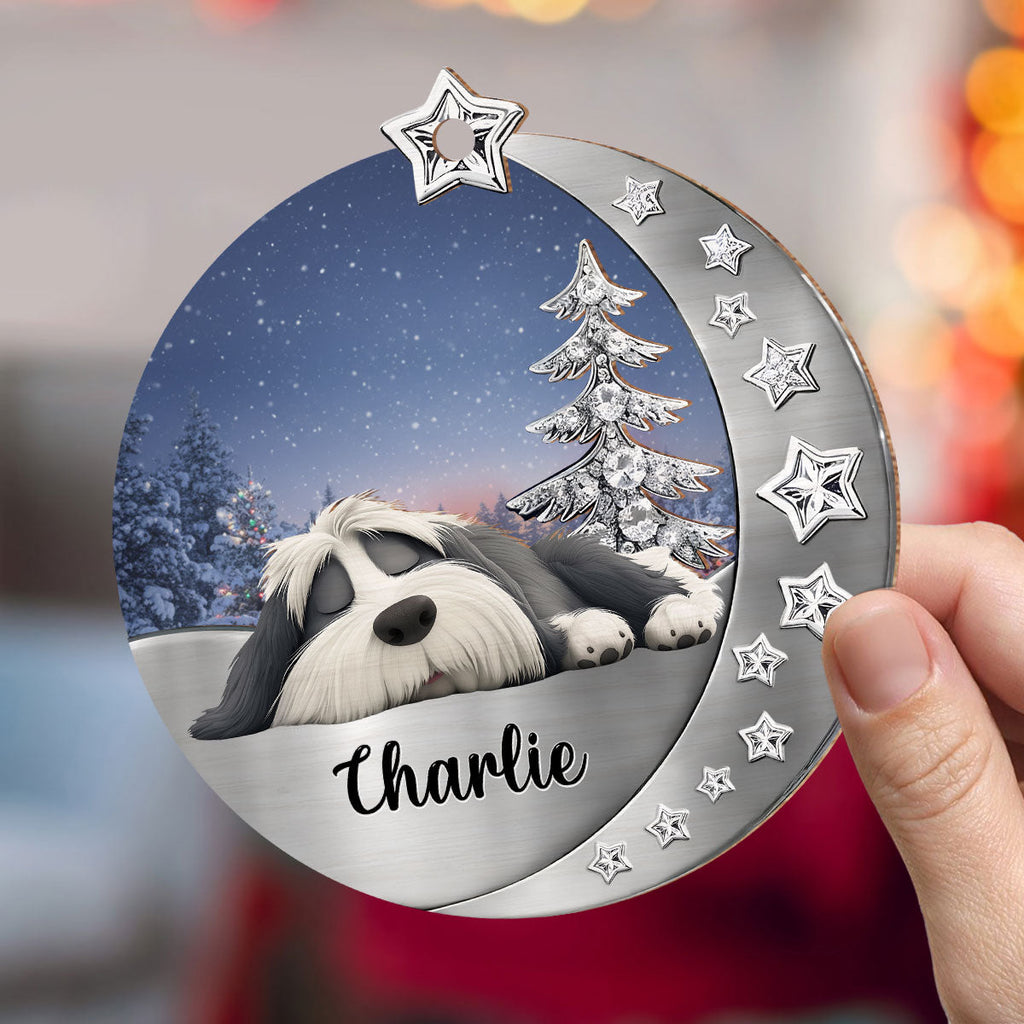 Custom Keepsake Christmas Ornament •  Beside You - Personalized 3D Effect Suncatcher Ornament