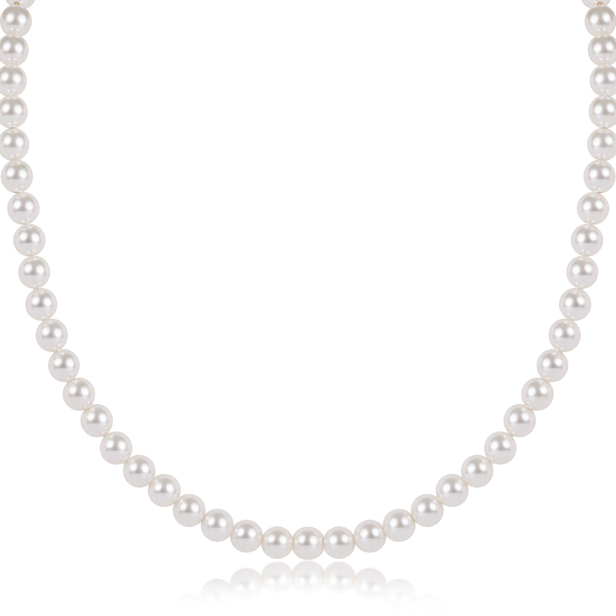 Choker Beaded - Classic Pearl 5mm