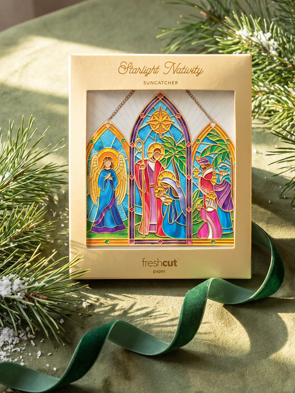 Starlit Nativity Suncatcher