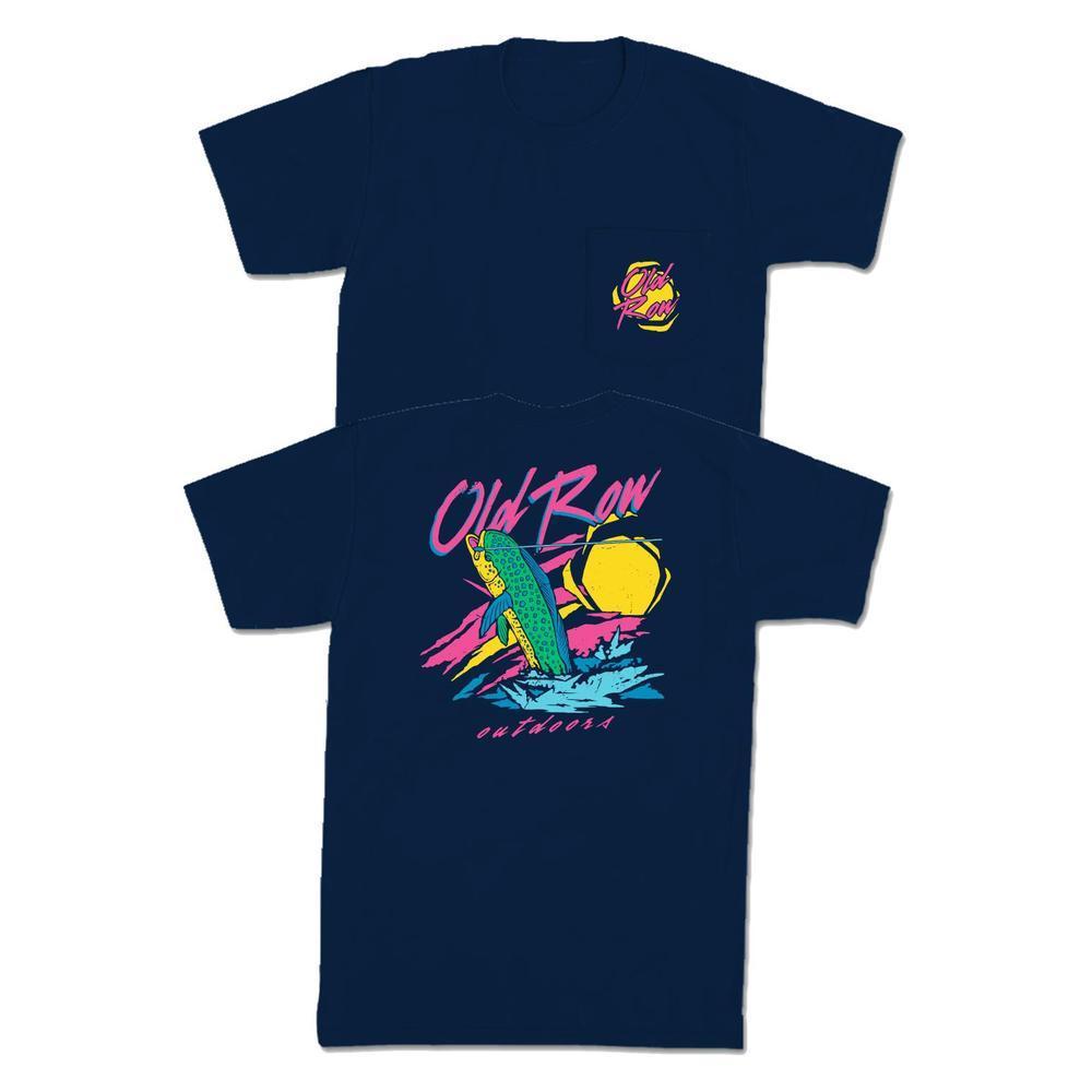 Old Row Outdoors Neon Mahi Pocket Tee