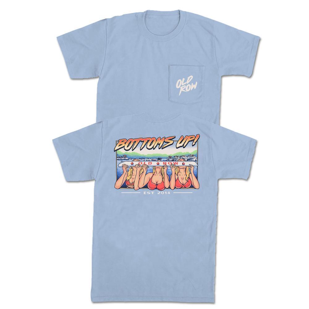 Bottoms Up Shotski Pocket Tee