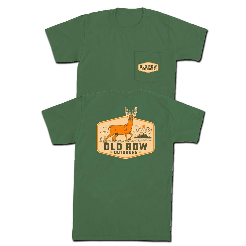 Old Row Outdoors Deer Badge Pocket Tee