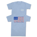 Old Row Outdoors Camo Flag Pocket Tee