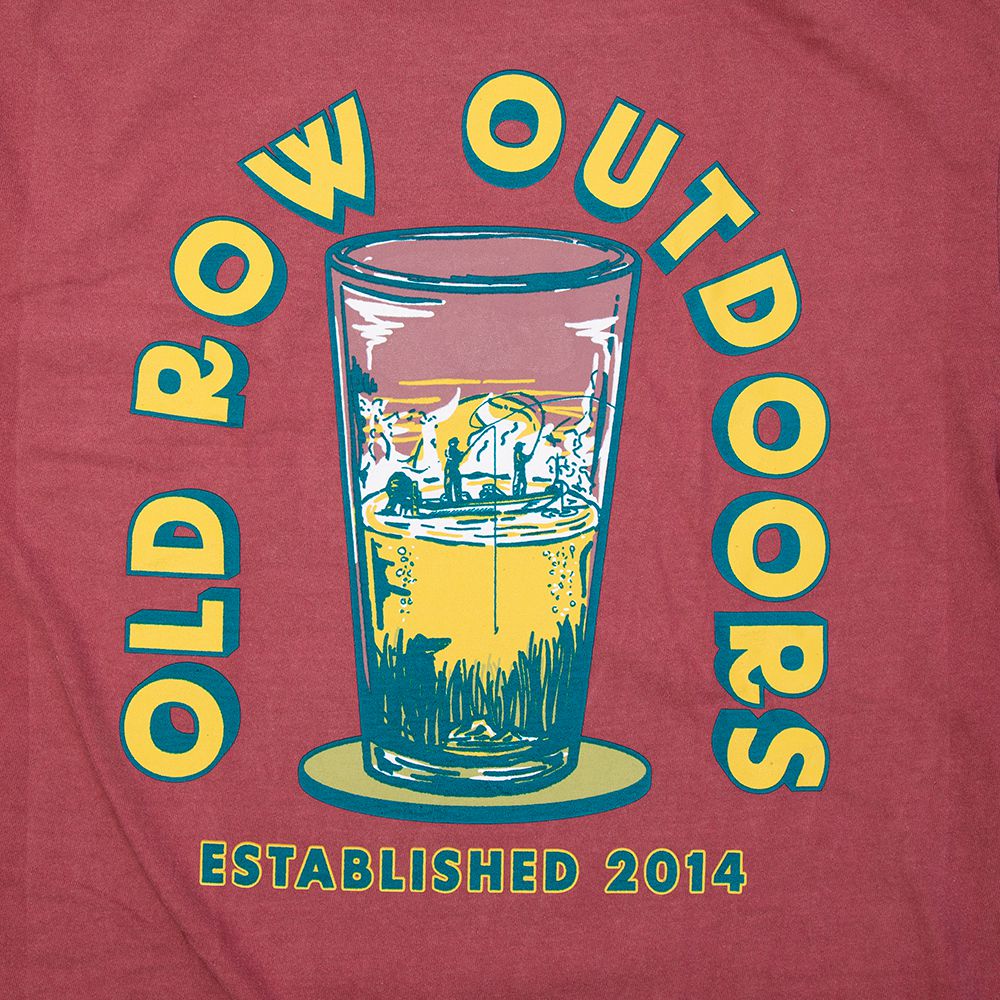 Old Row Outdoors Pint Fishing Pocket Tee