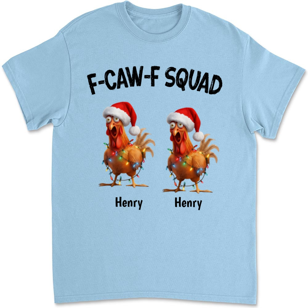 Custom Coworker, Christmas & Birthday Team Appreciation Gift • FCAWF Squad - Personalized Shirt