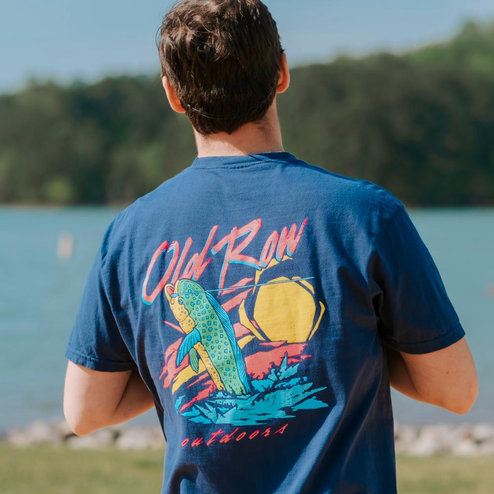Old Row Outdoors Neon Mahi Pocket Tee