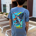 Old Row Outdoors Neon Sailfish Pocket Tee