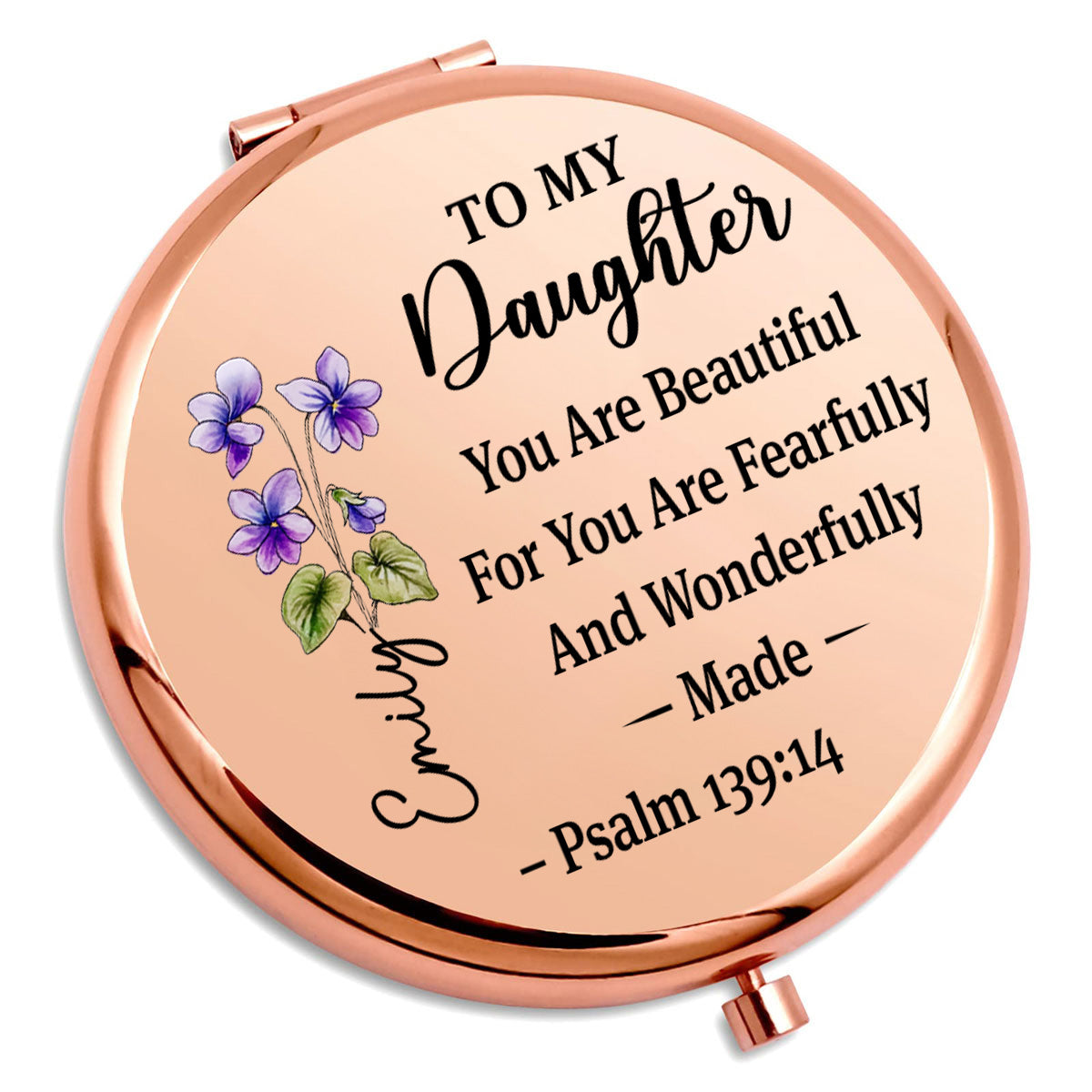 Always Believe In Yourself - Personalized Compact Mirror