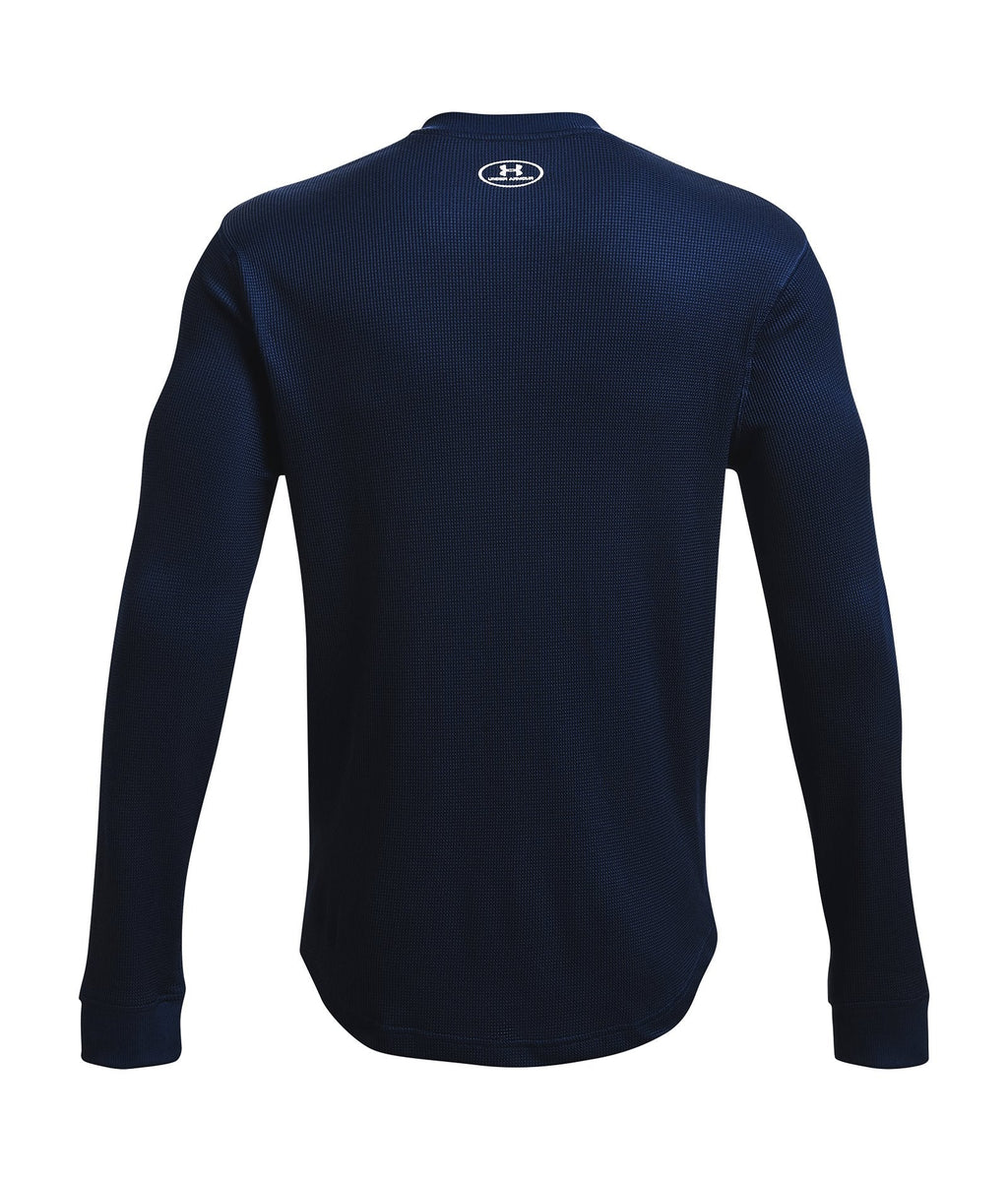 UA Waffle Men's Henley - Blue