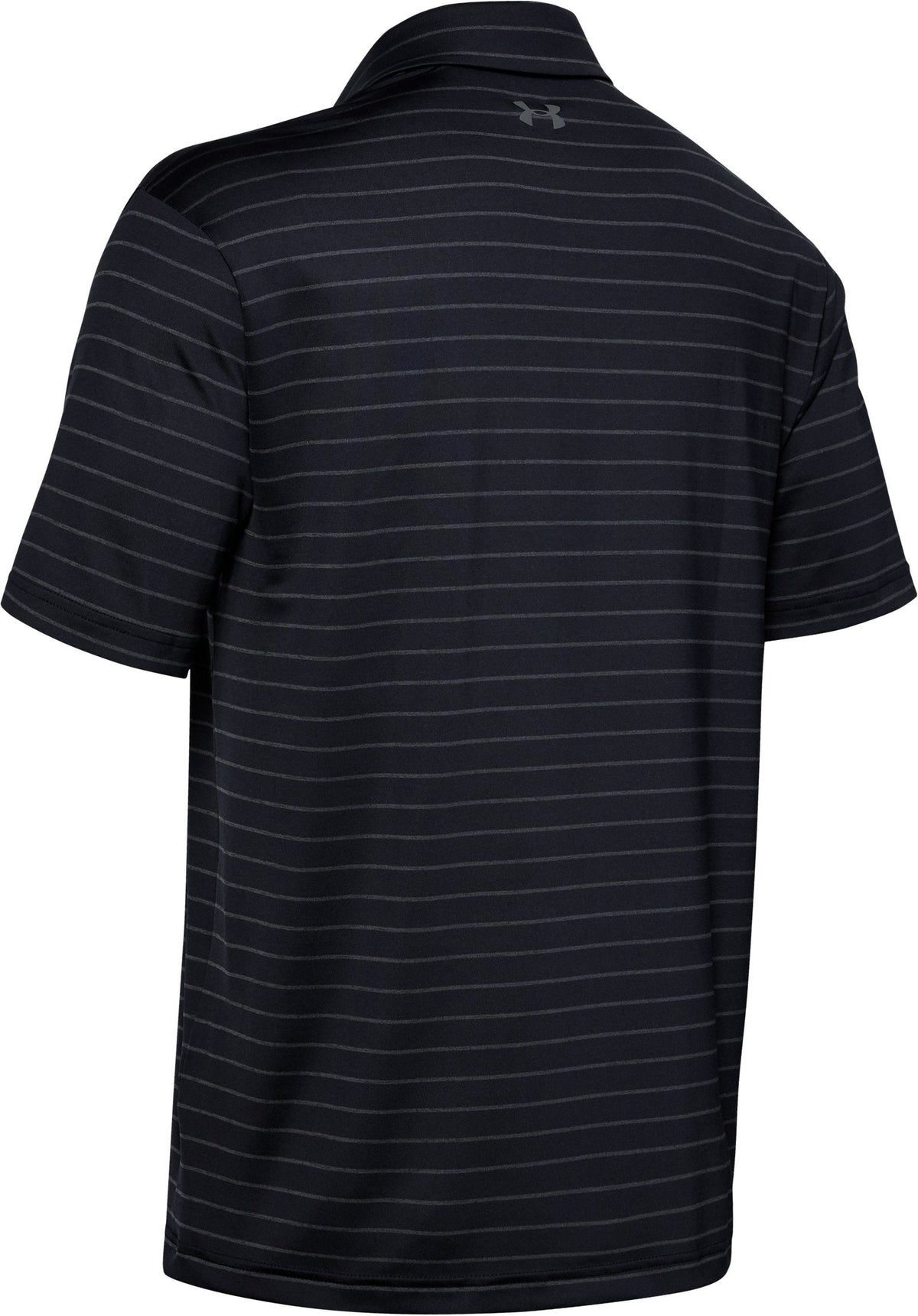 UA Playoff Core Stripe Men's Polo - Black