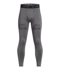 UA Hockey Boys' Fitted Leggings - Gray
