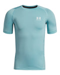 HeatGear® Armour Boys' Short Sleeve - Blue