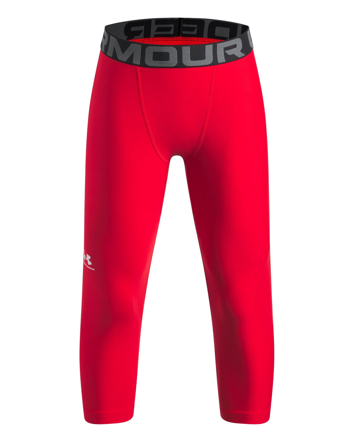 HeatGear® Armour Boys' ¾ Leggings - Red
