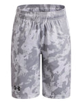 UA Velocity Printed Boys' Shorts - Gray