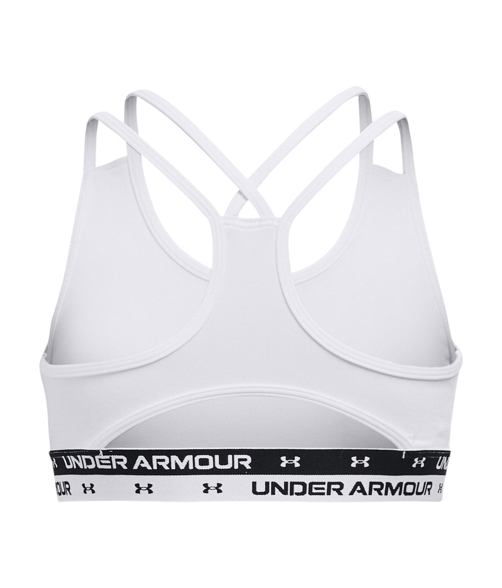 HeatGear® Armour Girls' Sports Bra - White