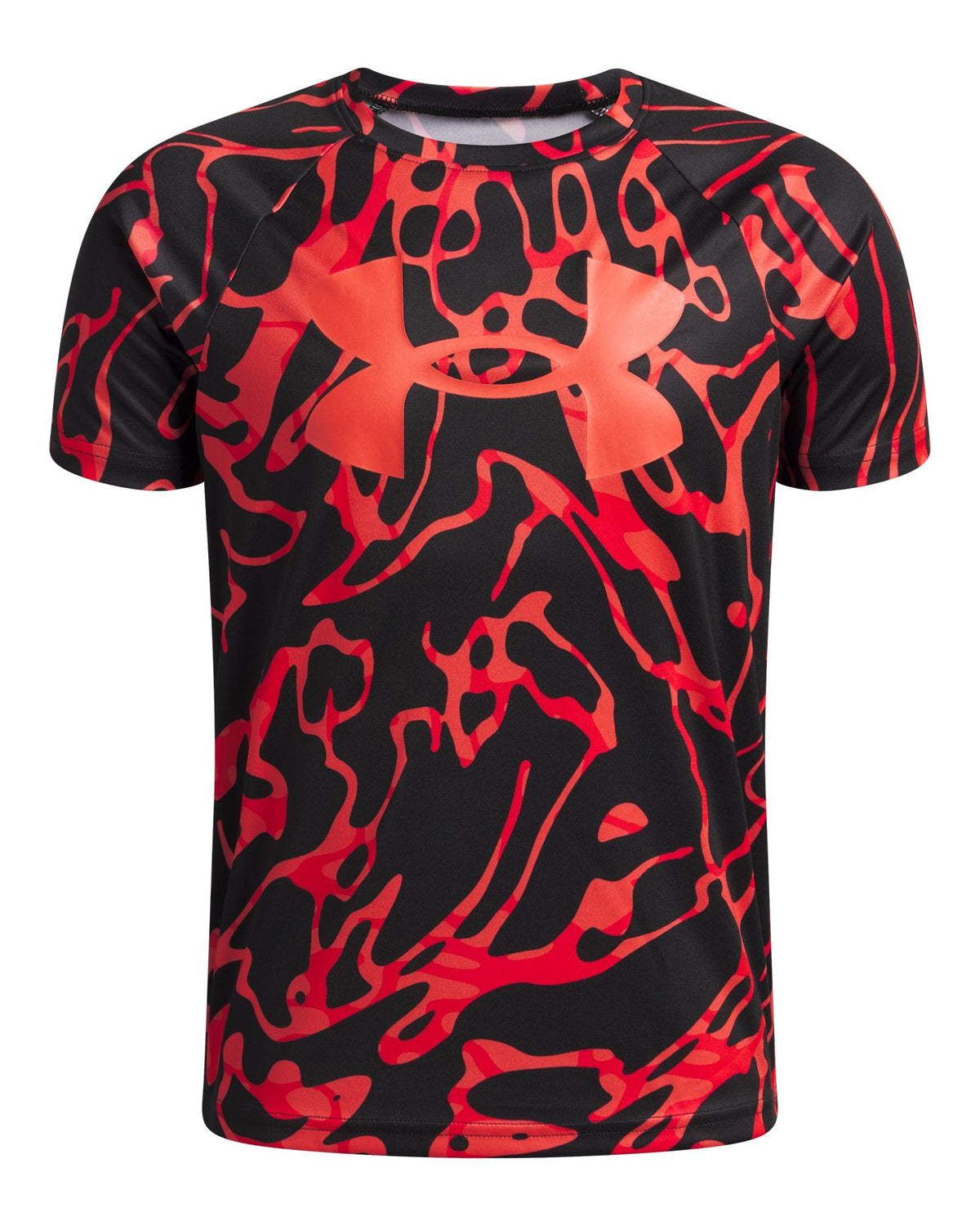 UA Tech™ Big Logo Printed Boys' Short Sleeve - Black