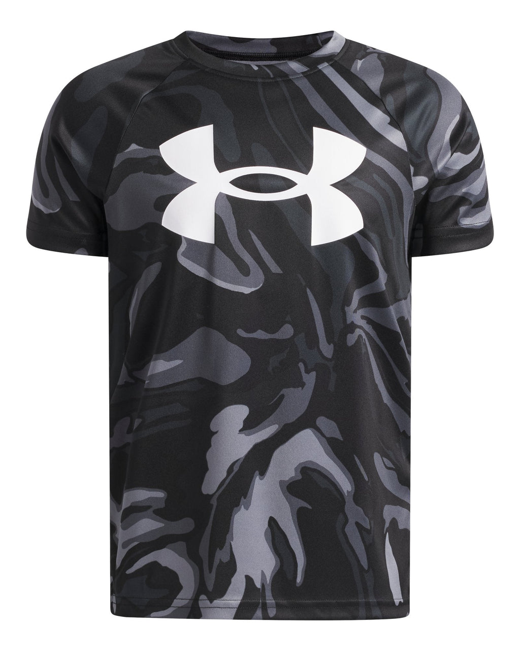UA Tech™ Big Logo Printed Boys' Short Sleeve - Blue