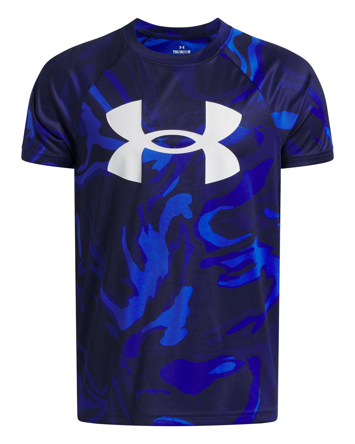 UA Tech™ Big Logo Printed Boys' Short Sleeve - Blue