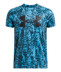 UA Tech™ Big Logo Printed Boys' Short Sleeve - Blue