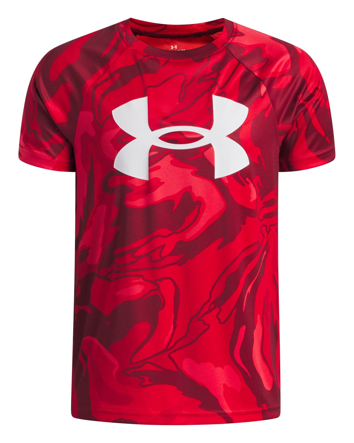 UA Tech™ Big Logo Printed Boys' Short Sleeve - Red