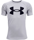UA Tech™ Big Logo Boys' Short Sleeve - Gray