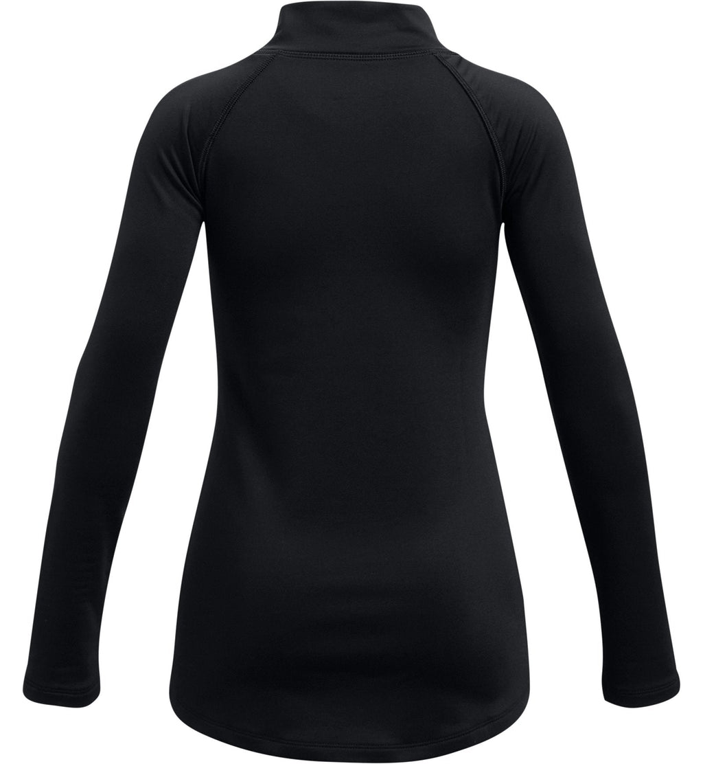 ColdGear® Girls' Mock Long Sleeve - Black