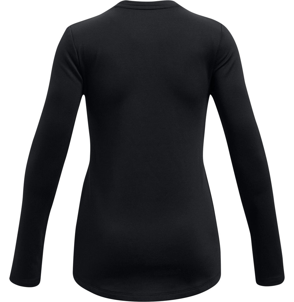 ColdGear® Girls' Crew Long Sleeve - Black