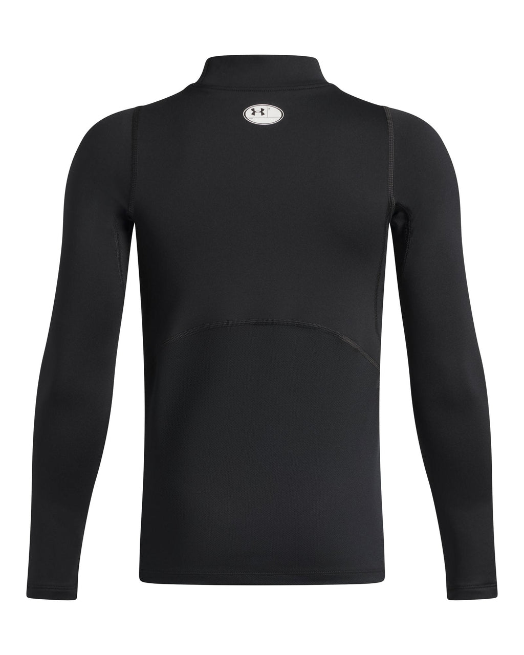 ColdGear® Boys' Mock Long Sleeve - Black