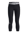 HeatGear® Printed Girls' Ankle Crop - Black